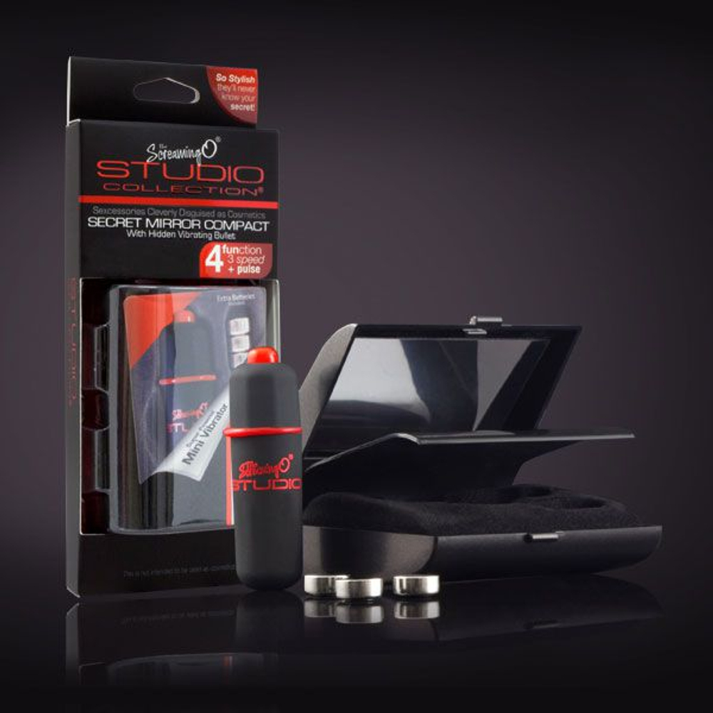 Компактная шкатулка с вибропулей (Цвет: черный)