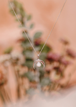 Колье «Селена» с лунным камнем