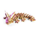 Кристальный дракон, малыш, желто-фиолетовый