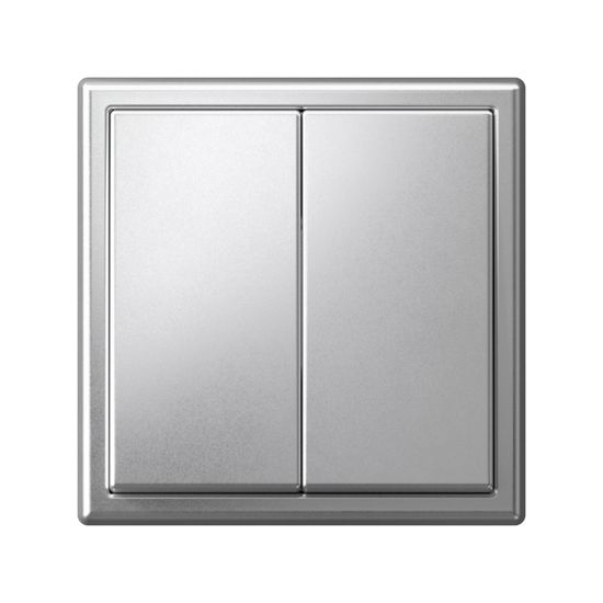 Выключатель 2-кл. ArtGallery (сх. 5) 10AX механизм алюм. SE GAL000351