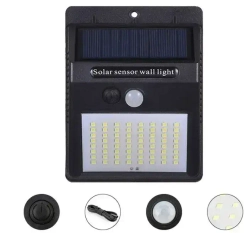 Дачный светильник с выносной панелью Nl-2m с датчиком движения / Уличный светодиодный светильник на солнечной батарее