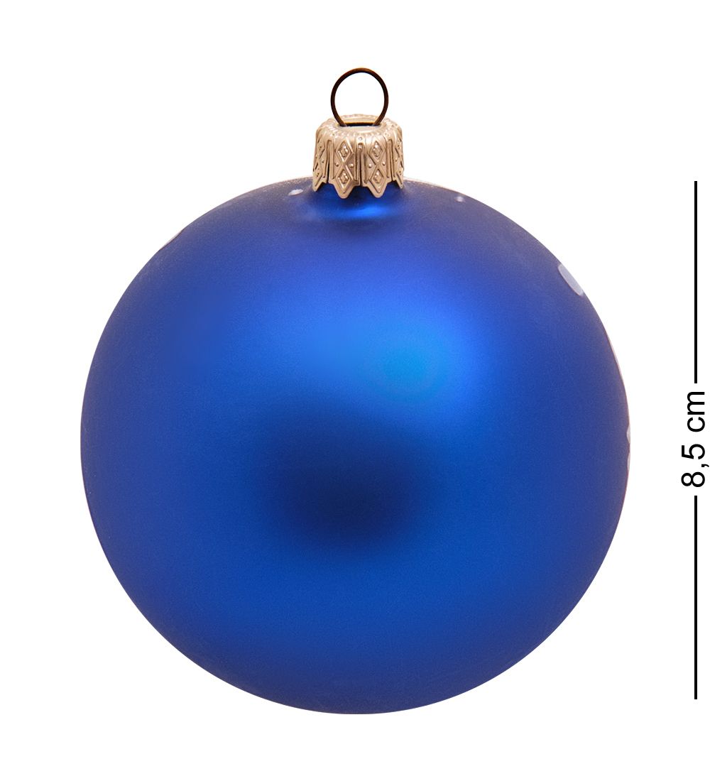 Элита НФШ-1518 Ел.украшение Шар «Козочка и Дед Мороз» 85 мм