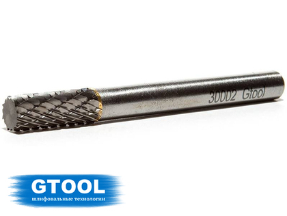 Борфреза GTOOL форма А цилиндр с гладким концом, диаметр головки 6мм