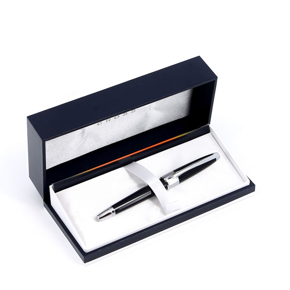 Cross Apogee черный (F) перо золото 18K (AT0126-2FD)