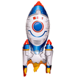 Шар Фольгированный Ракета космическая (Синий)