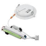 Светильник LED ДАУНЛАЙТ ДВО06-20-051-4К 20Вт 4000К с БАП EM3 IP54 Матовый 2000лм 185х30мм WOLTA PRO