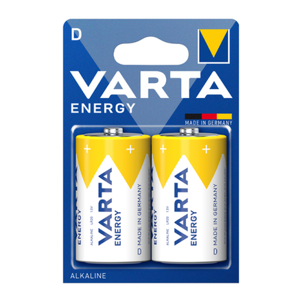 Элемент питания VARTA ENERGY LR20 BL2 4120 (1/10/50)