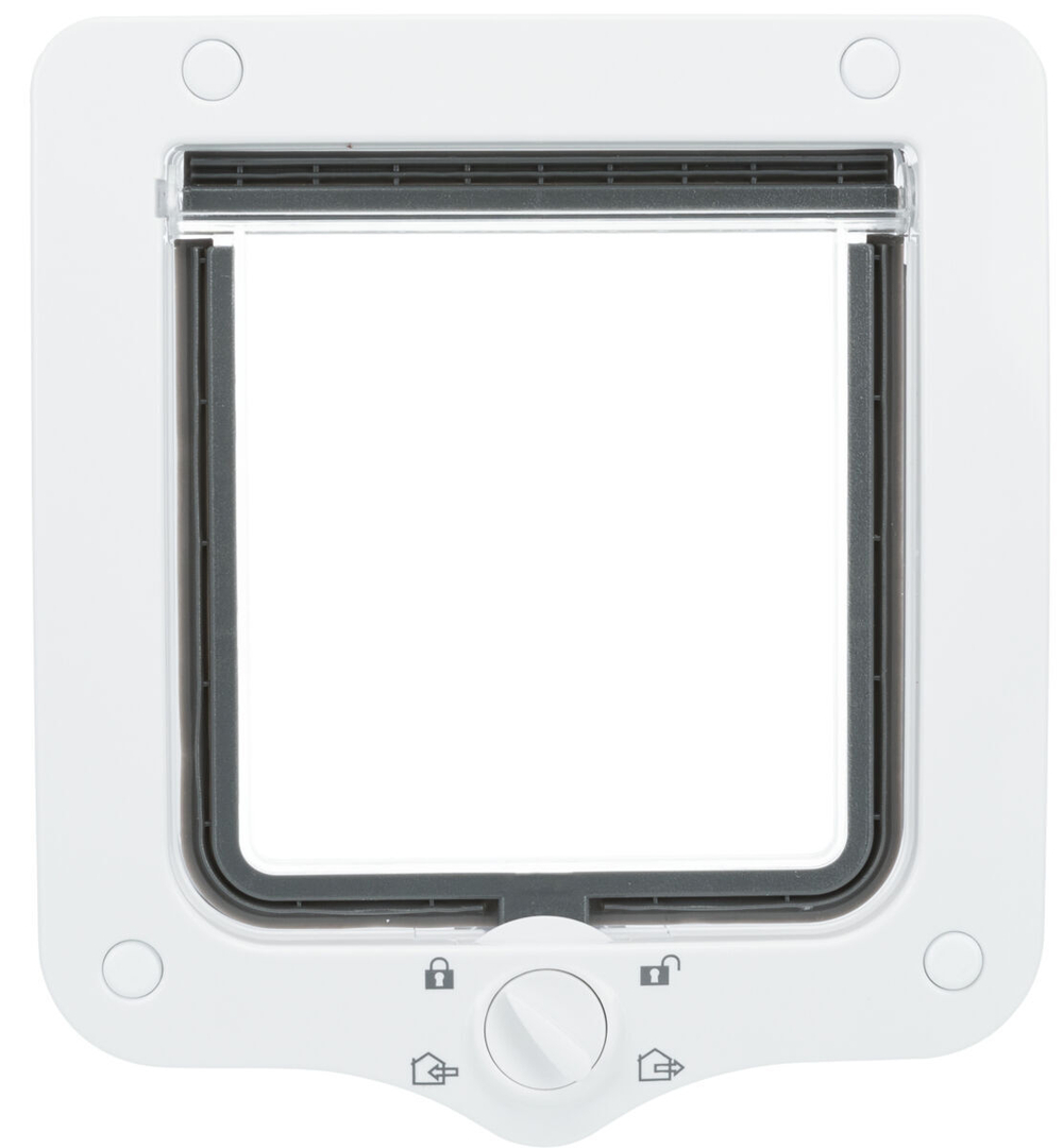 Дверца в дверь Trixie Flap Door Door, для домашних животных, пластик, белая, 20x22 см
