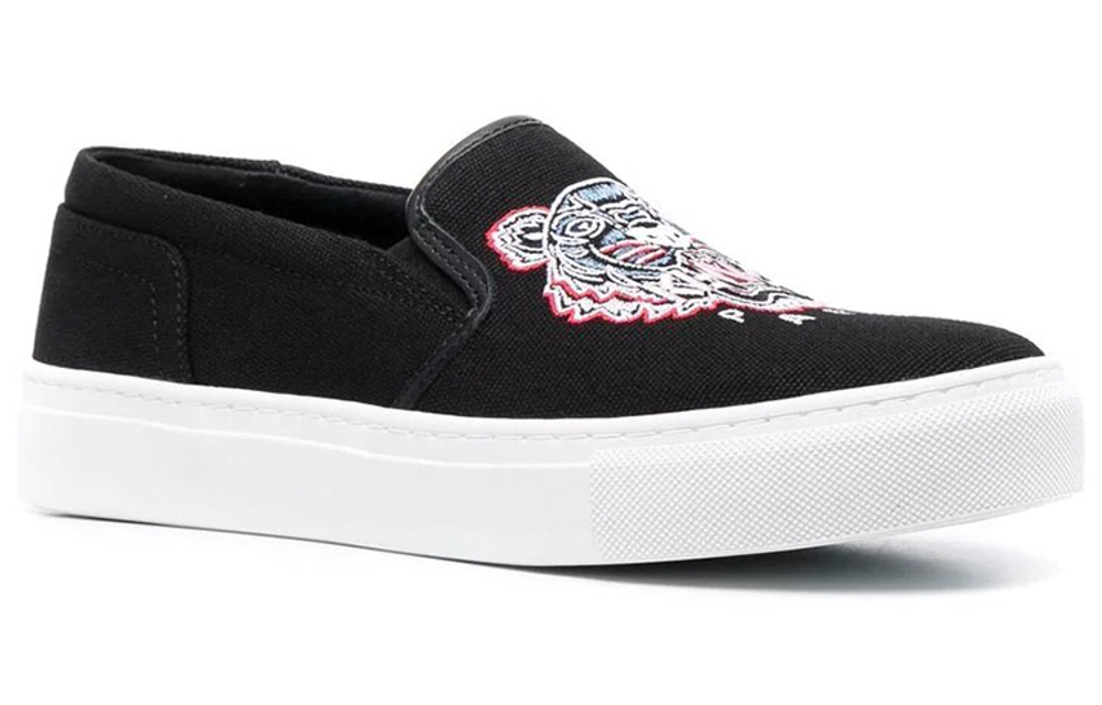 KENZO Low top Stylish Skateboarding Shoes Women"s Black