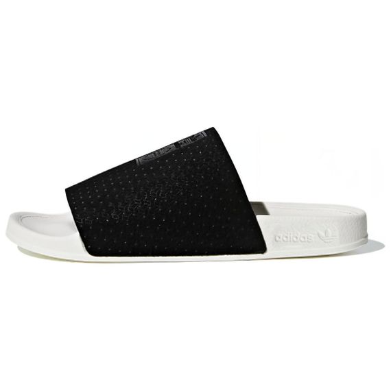 Adidas Originals Adilette Luxe 'Black White'