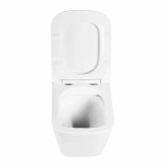 Унитаз подвесной BelBagno Due BB3103CHR/SC безободковый, с крышкой микролифт, с инсталляцией и кнопкой хром