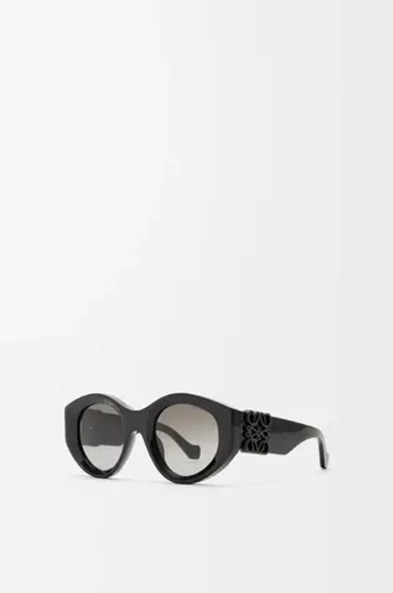 Loewe Солнцезащитные очки Maxi Anagram Butterfly, черный
