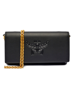 Кожано кошелек MCM - черный(MYLEAAC01)