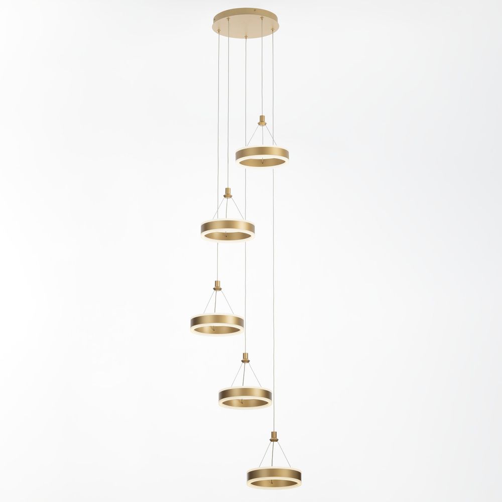 Citilux Дуэт CL719052 LED Подвесной светильник Золото