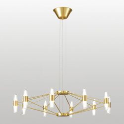 Подвесная люстра Lussole Hopkins LSP-7409