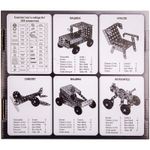 Конструктор металлический № 1, 206 эл., картонная коробка, Десятое королевство