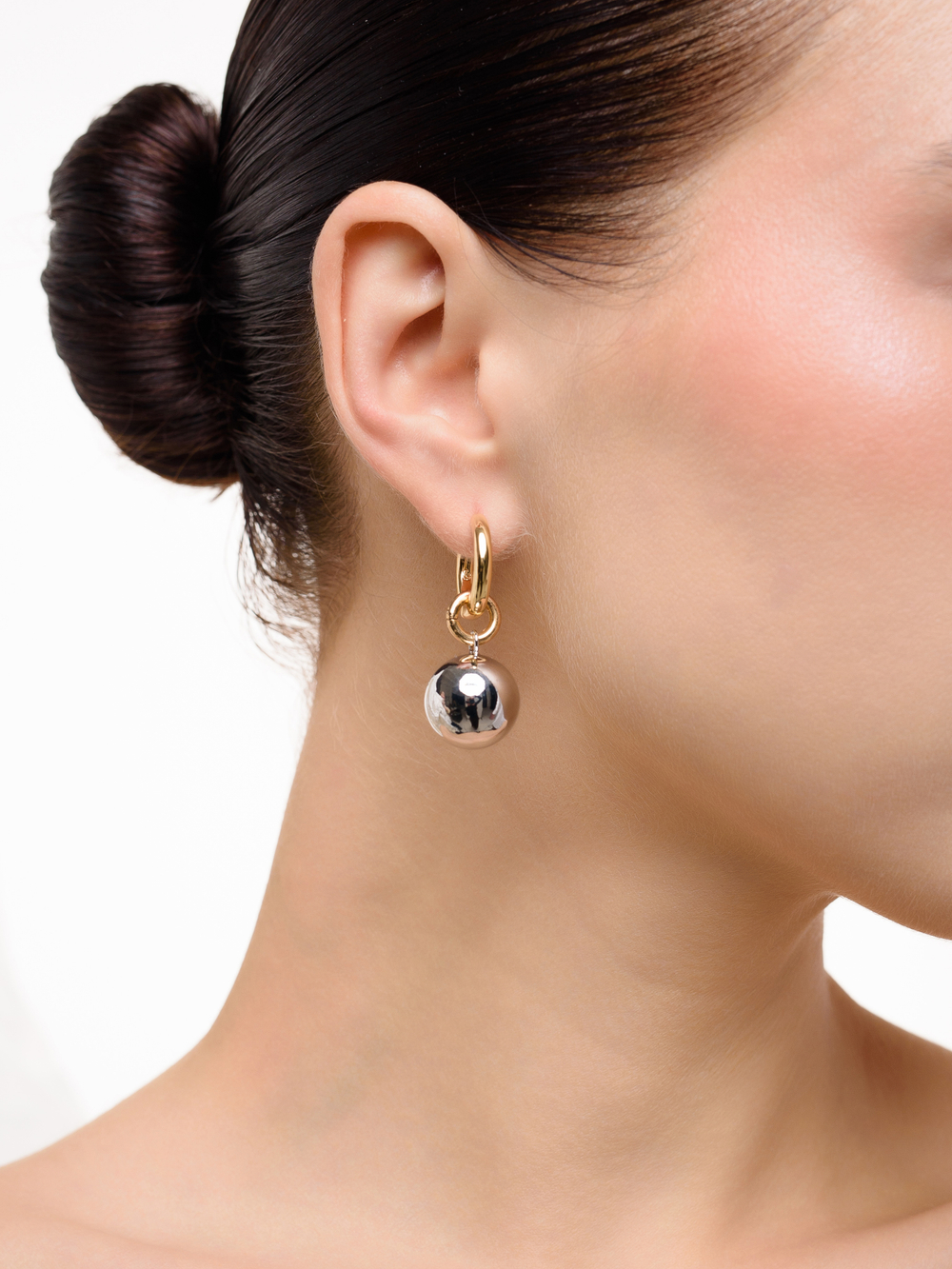 Серьги "Ball" Bicolor