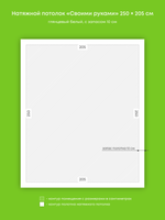 Натяжные потолки 5.1 м2, 10.3 м2, 16.1 м2