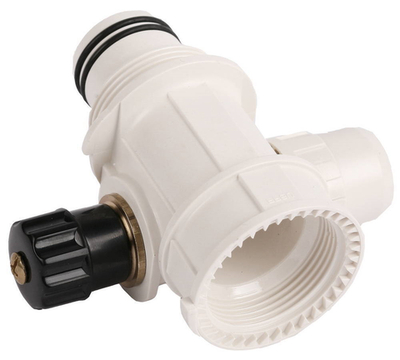 ЗУБР ШиреФит, внутренняя резьба - штуцер с гайкой - штуцер с гайкой, 26 - 16 - 26 мм, сборный коллектор с вентилем (51517-26-16-26)