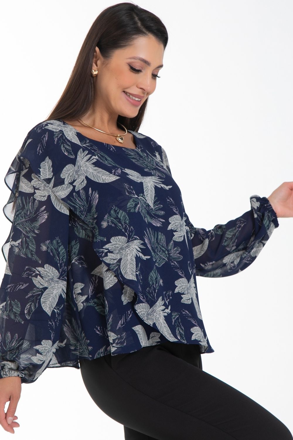 Блуза Красивая из шифона (найт) Diolche