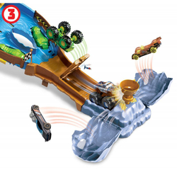 Hot Wheels Monster Trucks - гоночный трек Titan Tournament Set с 2 автомобилями HGV12