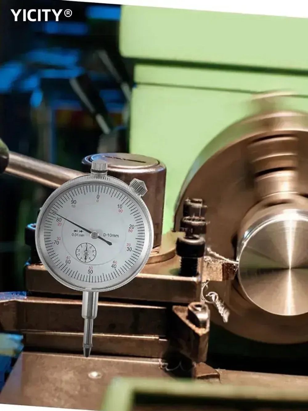 YICITY Индикатор часового типа 0-10 мм 0,01мм, измерительный механический