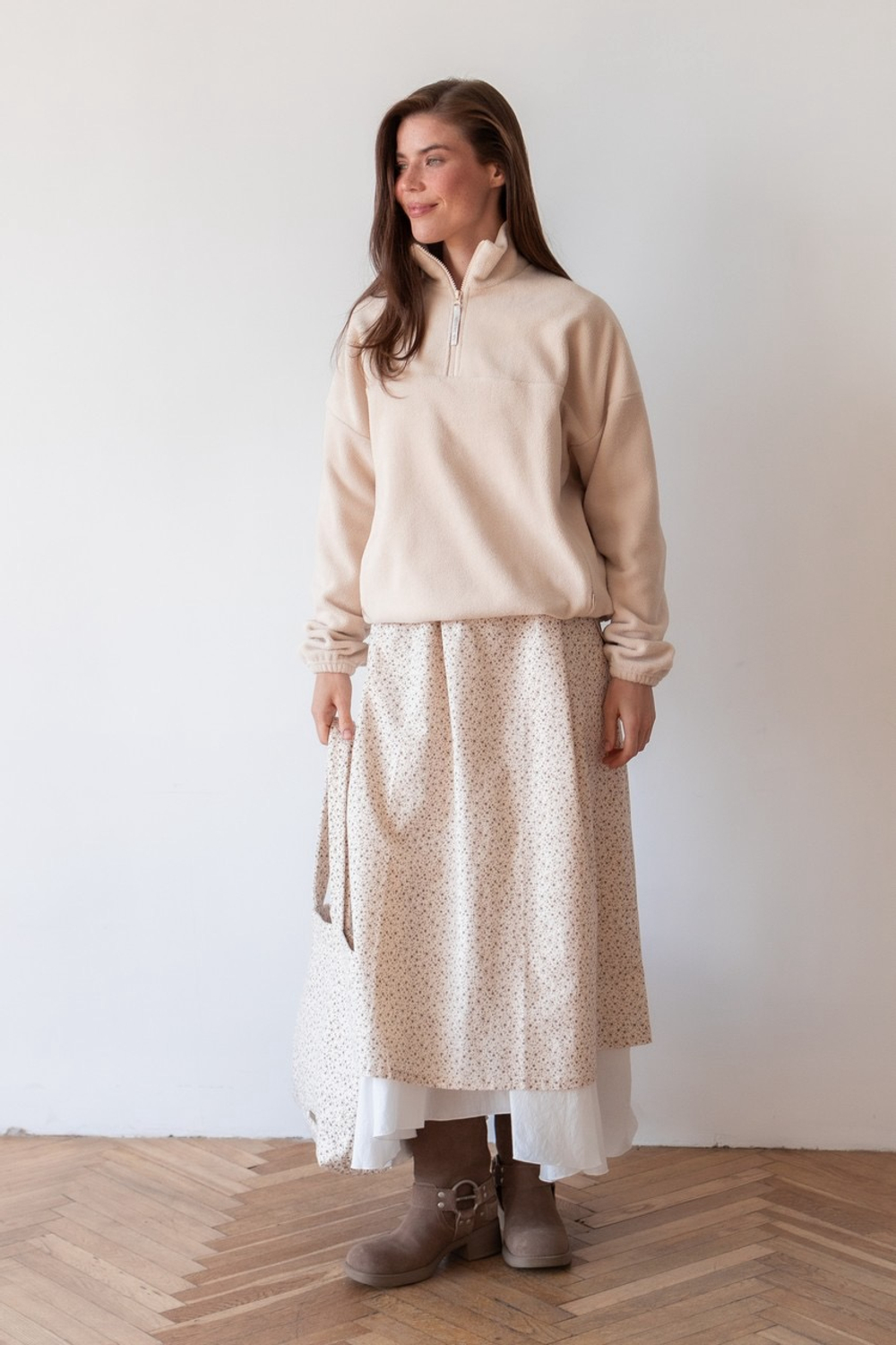 Анорак Арктика  для беременных и кормящих, Латте