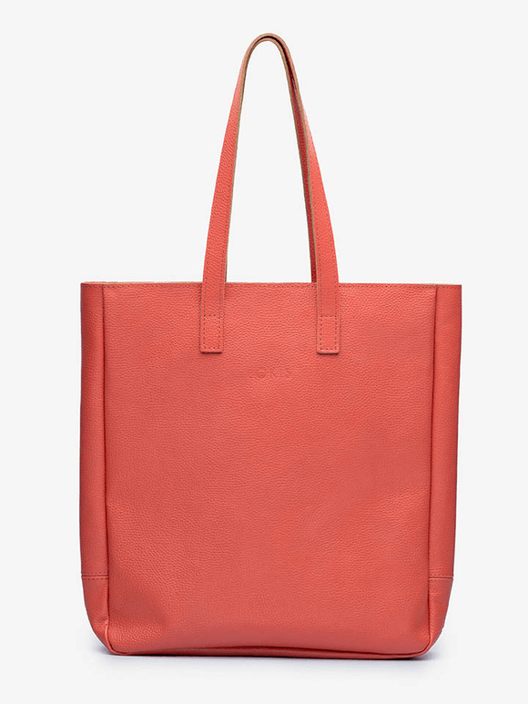 сумка шоппер коралл