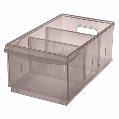 Контейнер универсальный "optima" с перегородками 5,0л, 165*305*129 мм (коричневый)