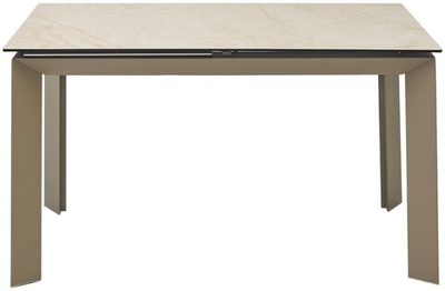 Стол CREMONA 140 KL-105, итальянская керамика / Тауп, ®DISAUR