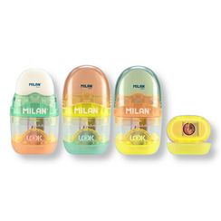 Pozan və qələmyonan \ Ластик-точилка SHARPENER+ERASER CAPSULE LOOK