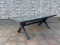 Обеденный стол из искусственного ротанга КРОСС МЭДИСОН «CROSS MADISON» арт.A00081