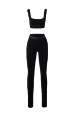 "B-SPORT" Базовый топ с фактурной резинкой