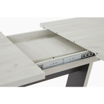 Стол кухонный обеденный раздвижной Дуб Крафт Серый/Серый Графит, Гавана Тип 1, 120х80х75,5 см