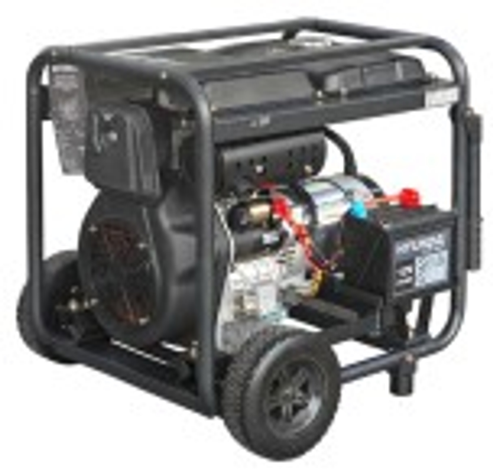 Электростанция дизельная с воздушным охлаждением HYUNDAI DHY 10000LE-3 открытая