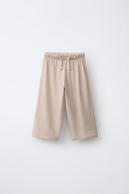 ZARA ОДНОТОННЫЕ БРЮКИ, РЫЖЕВАТО-КОРИЧНЕВЫЙ