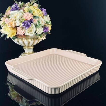 Lenardi 205-718 Квадратное блюдо для запекания 30,5см в под.уп.(х18)Фарфор