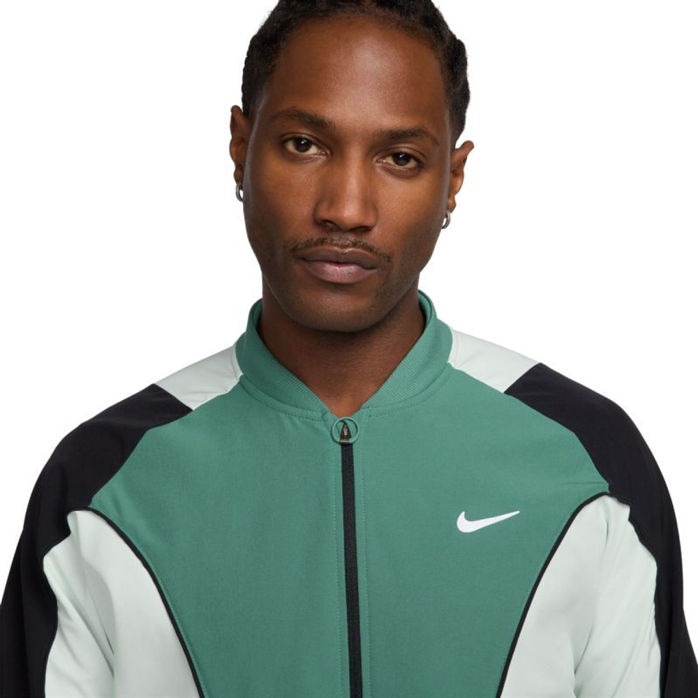 Мужская теннисная кофта Nike Court Dri-Fit Advantage Jacket - зеленый