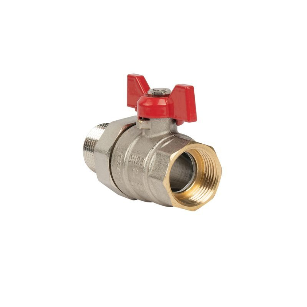 Кран шаровый со сгоном 1" американка HLV