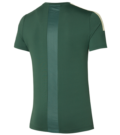 Мужская теннисная футболка Mizuno Shadow Tee - pineneedle