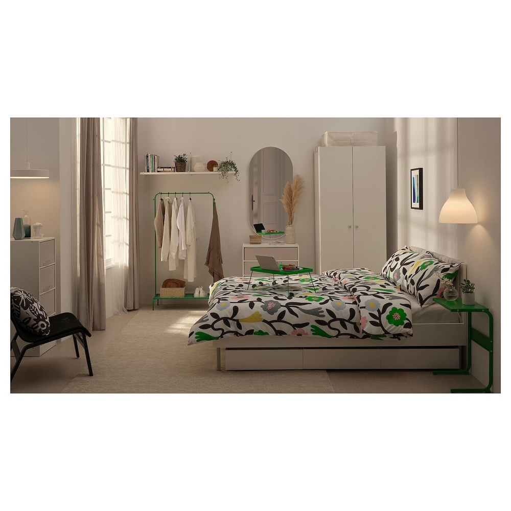 Вешалка напольная IKEA BRUKSVARA (БРУКСВАРА), Зеленый, 78х147 см