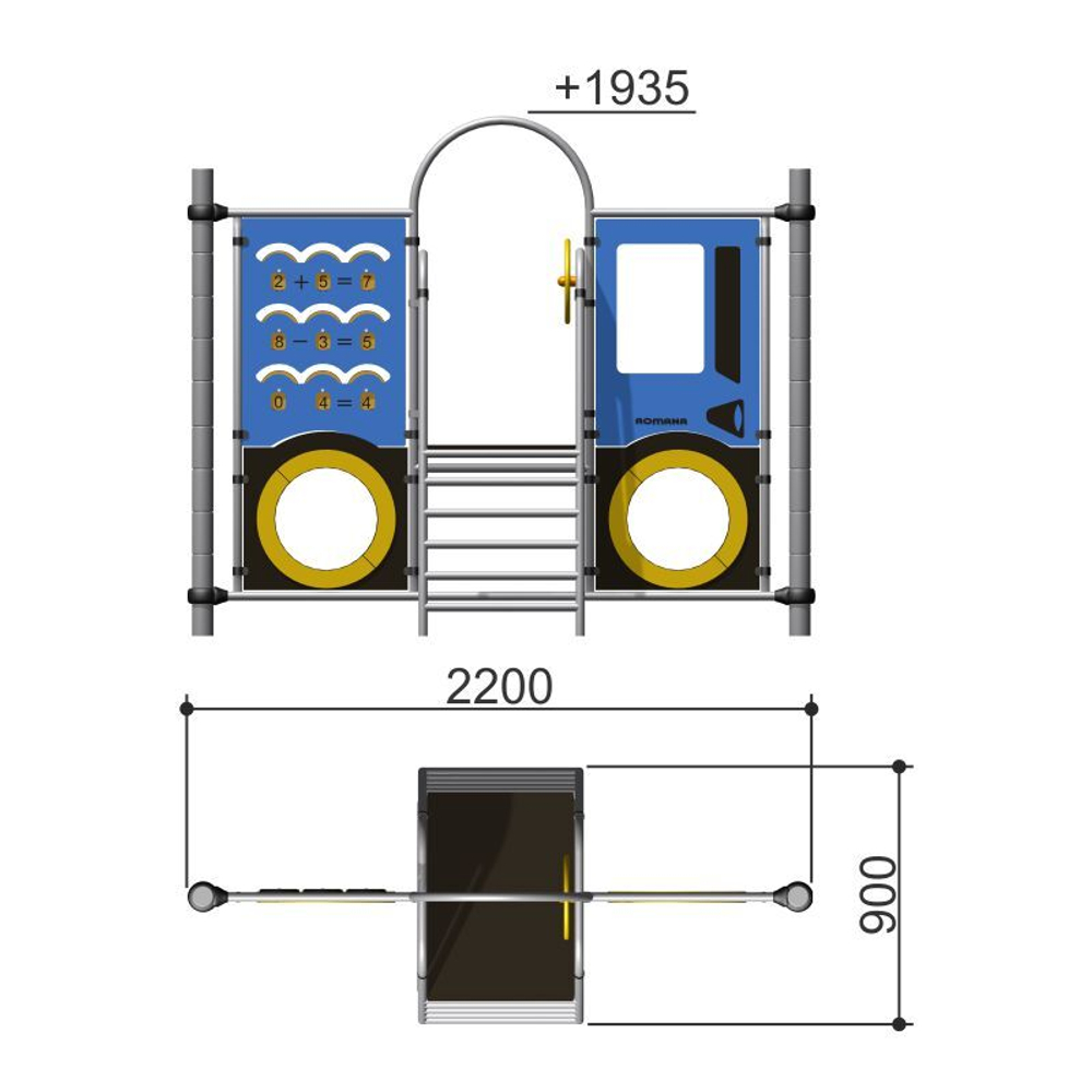 Панельный игровой комплекс «Грузовик» Romana 401.20.00