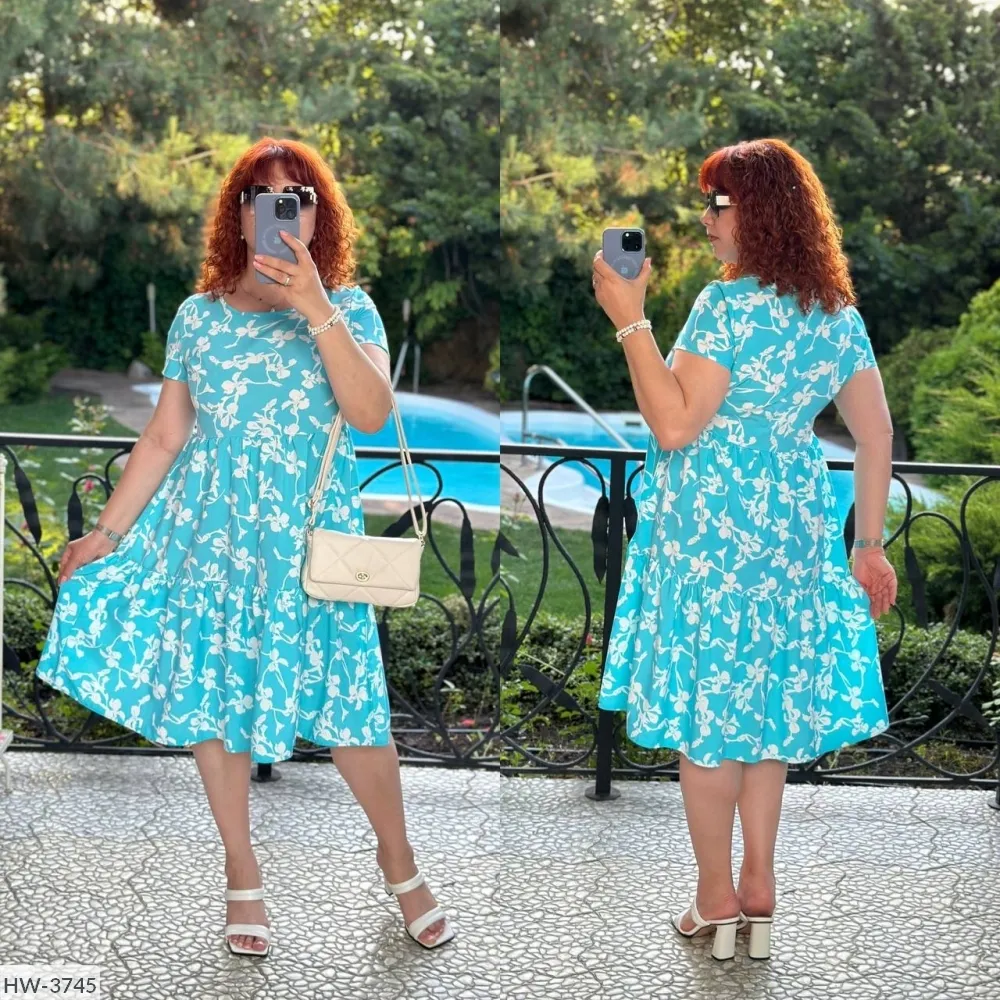 Платье HW-3744 Фабрика Моды