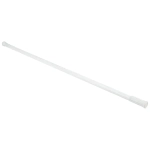 Карниз для ванной SCR-1A, алюминий, цвет: белый, длина: 1,1-2 м