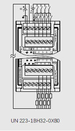 UN 223-1BH32-0XB0 Модуль цифровых входов-выходов SM1223 8DI 24VDC/8DO 24VDC