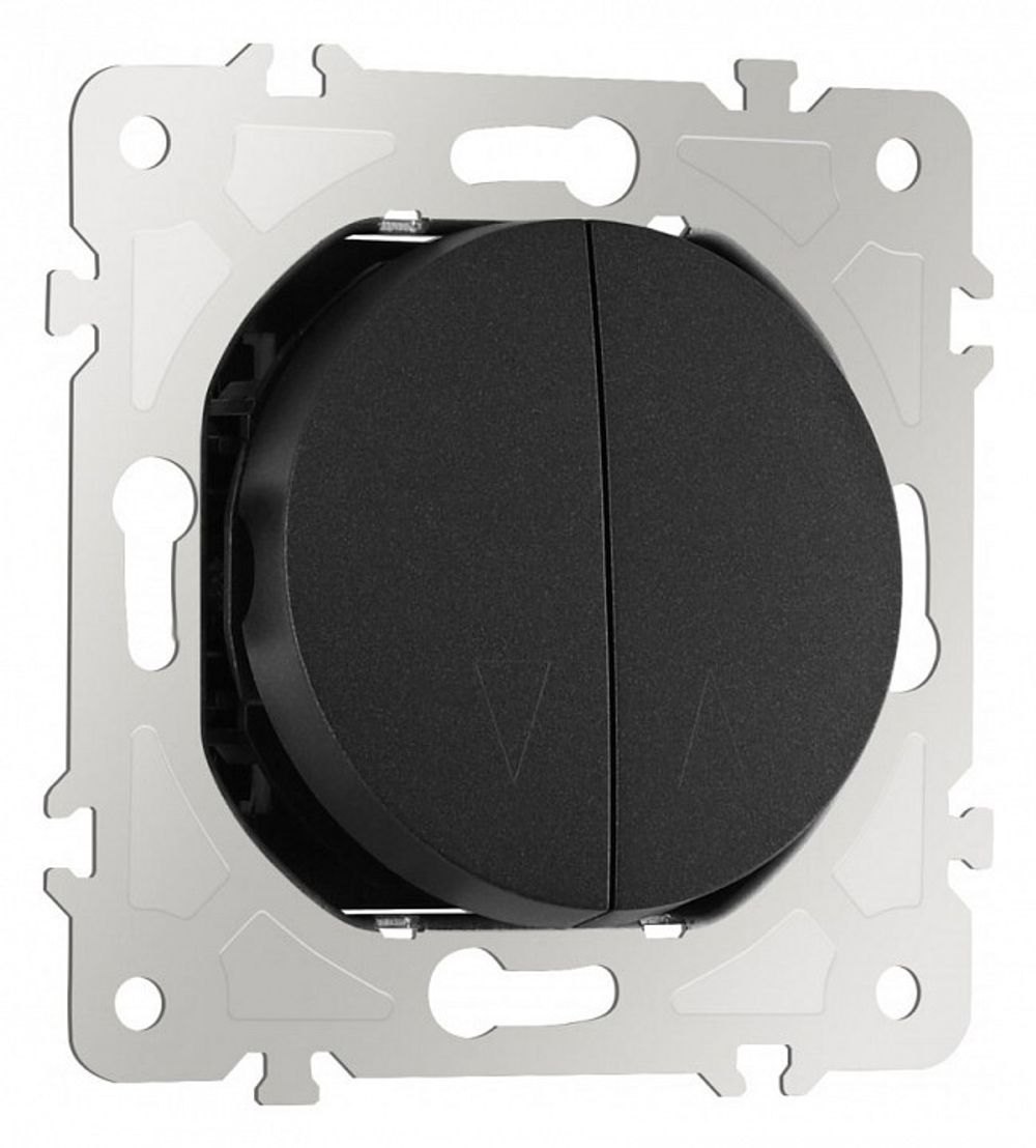 Выключатель для жалюзи без рамки Arte Milano 202 202.38-2.black