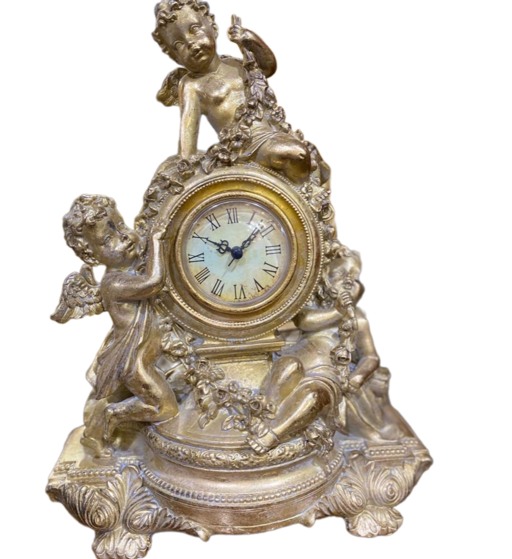 Часы настольные с ангелами