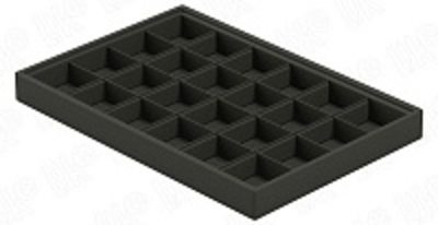 Планшет Шарм/24 ячейки 77 (40х40 мм.)/270*185*30 мм.