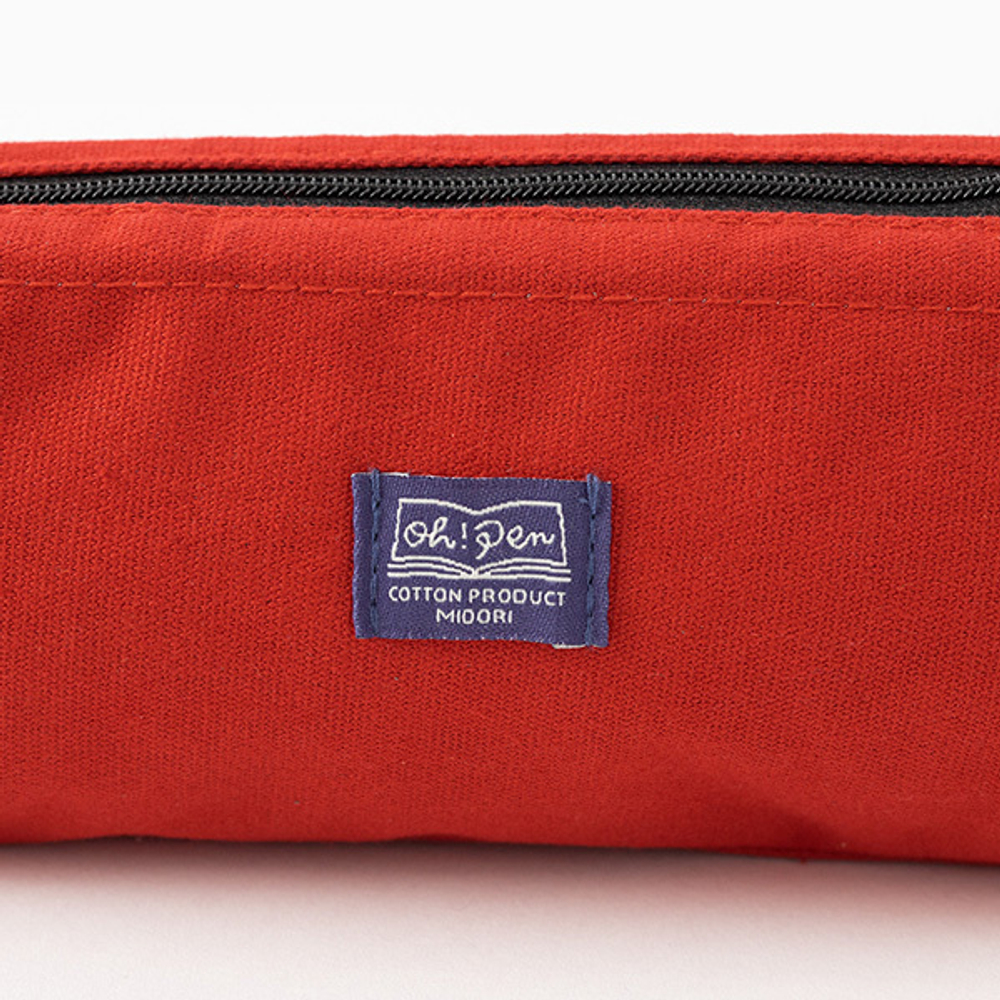 Пенал Midori Pencase M (Canvas Red)