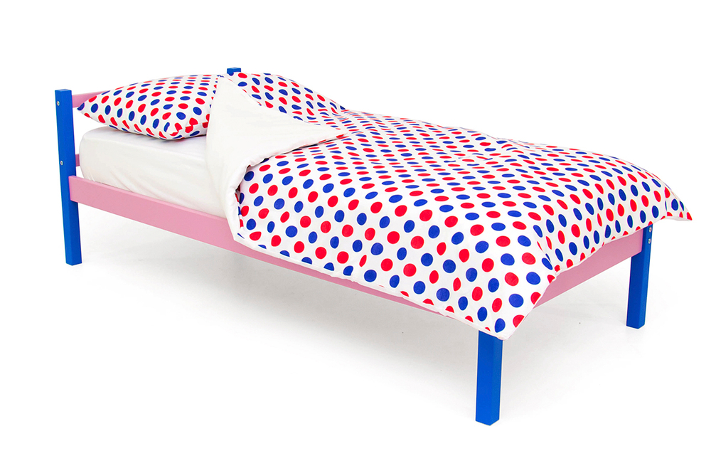 Детская кровать тахта Бельмарко Svogen синий-лаванда